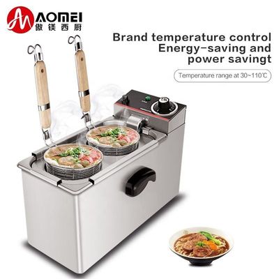 220V elektrische noedelskookplaat Temperatuurbereik 30-110 C Perfect voor restaurant