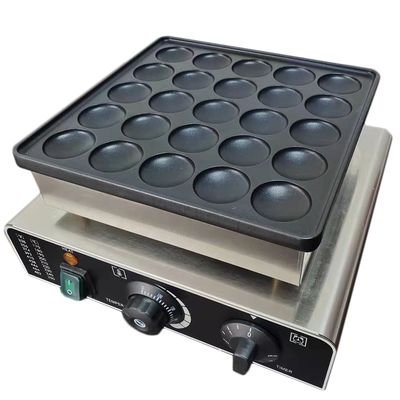 25-holes elektrische niet-klevende mini-wafelmaker voor heerlijke pannenkoeken en muffins