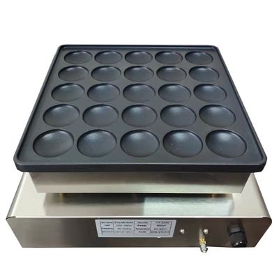 25-holes elektrische niet-klevende mini-wafelmaker voor heerlijke pannenkoeken en muffins