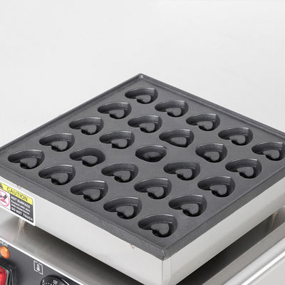 201 Waffelmachine van roestvrij staal voor commerciële poffertjes en taiyaki snackmachines