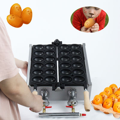 Kegelmachine voor op LPG aangedreven bubbel-eierbrood en sappige glimlachende waffels