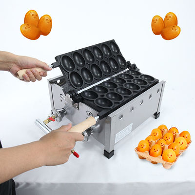 Kegelmachine voor op LPG aangedreven bubbel-eierbrood en sappige glimlachende waffels