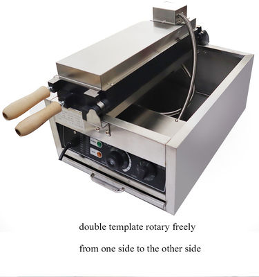 Maak perfecte snacks met onze commerciële niet-stick 4pcs ijs open mond vis wafel maker