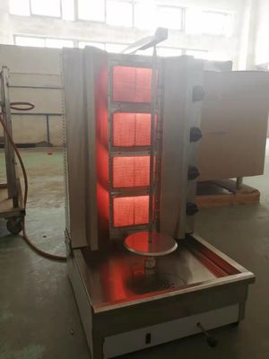 25 kg Gas 4-brander Electric Grill Kebab Machine/doner machine/shawarma machine GB-950