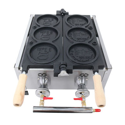 Snackwinkel commerciële wafelmachine Mini ronde wafel bakkerij voedselproductieapparatuur