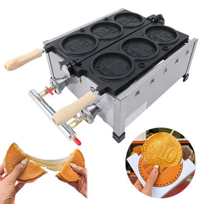 Snackwinkel commerciële wafelmachine Mini ronde wafel bakkerij voedselproductieapparatuur