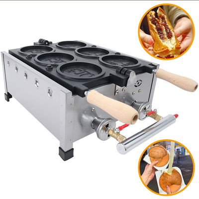 Snackwinkel commerciële wafelmachine Mini ronde wafel bakkerij voedselproductieapparatuur
