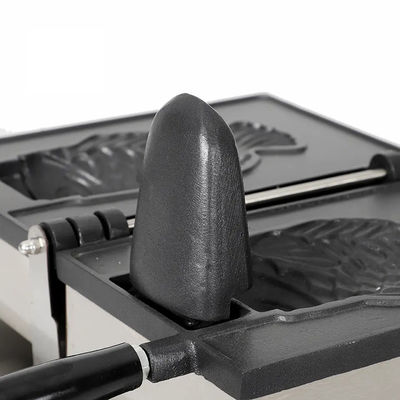 1400W Taiyaki Waffle Maker Elektrische visvormige ijsconusmachine