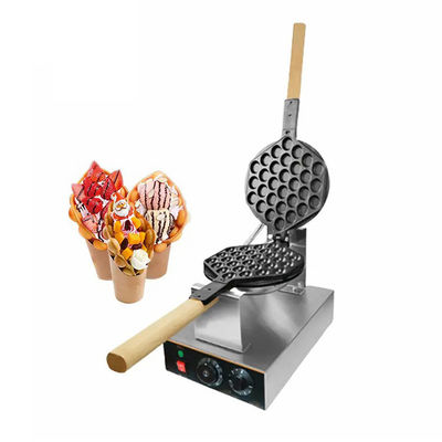 Roterende niet-klevende coating mini commerciële dubbele ei wafelmachine voor buiten