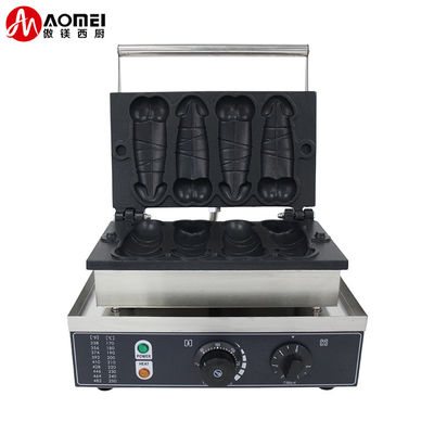 Roestvrij staal Bob Waffle Mensen Dick Pen Waffera Penis Waffle Maker Machine 10,6 KG
