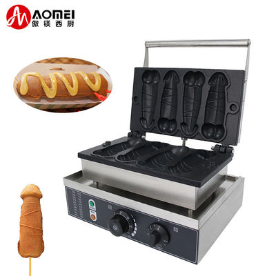 Roestvrij staal Bob Waffle Mensen Dick Pen Waffera Penis Waffle Maker Machine 10,6 KG