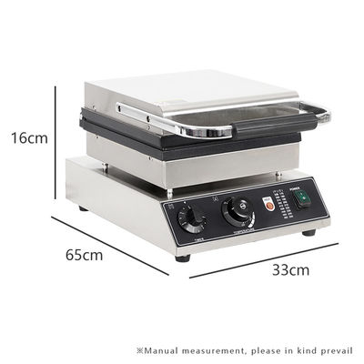 AM-206-2D 2400W QQ Liege Belgische wafelmachine voor snel en gemakkelijk schoonmaken