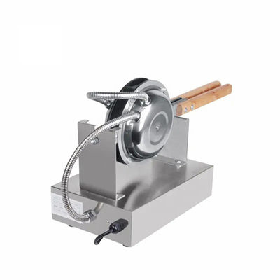 Roestvrij staal niet-klevend mini hartvormige kegel bubbel wafelmaker voor snackmachine