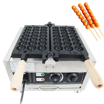 Elektrische non-stick snack ronde bal Taiyaki bubbel wafelmachine met elektrische stroom