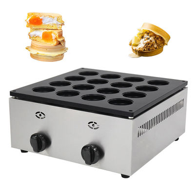 Restaurant Red Bean Cake Maker Gas Grill Machine met een hoge productiviteit prestaties