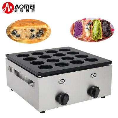 Restaurant Red Bean Cake Maker Gas Grill Machine met een hoge productiviteit prestaties