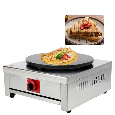 Home Commerciële 40cm Gas Roti Crepe Maker Roterende Crepe Maker Pancake Machine