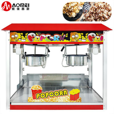 Laag geluidsniveau Automatische dubbele pot Zoete Popcorn Maker Popcorn Maker 860*420*740mm