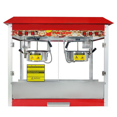 Laag geluidsniveau Automatische dubbele pot Zoete Popcorn Maker Popcorn Maker 860*420*740mm