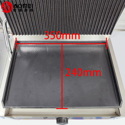 Keuken Kook Electric Panini Sandwich Maker met gegoten ijzer BBQ Grills en Platen