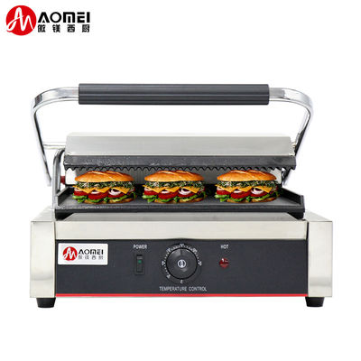 Keuken Kook Electric Panini Sandwich Maker met gegoten ijzer BBQ Grills en Platen
