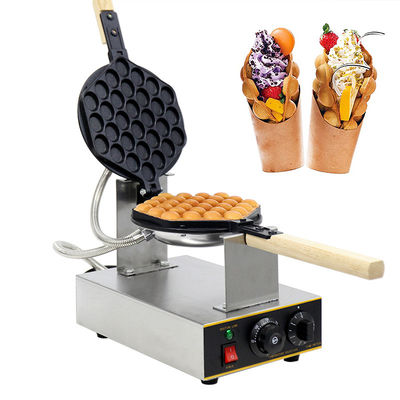Niet-klevende coating mini bubbel ei wafelmachine voor elektrisch aangedreven snack maken