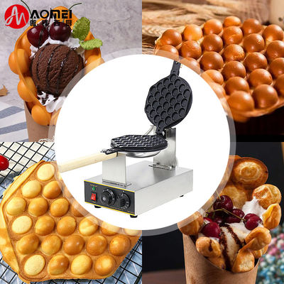 Niet-klevende coating mini bubbel ei wafelmachine voor elektrisch aangedreven snack maken