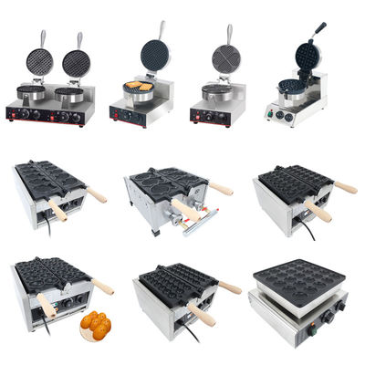 AM-206 Nonstick Square Waffle Maker Duurzame Waffelmachine voor Homeycomb Waffels