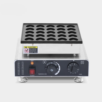 110V commerciële wafelfabrikant met een temperatuurbereik van 50-300C en een compact ontwerp