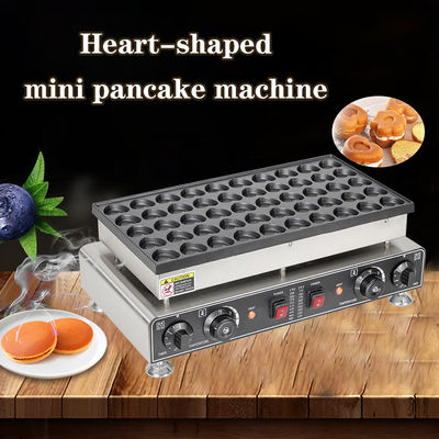Commerciële snackapparatuur Dubbelkop pannenkoekenmaker met automatische wafels maken