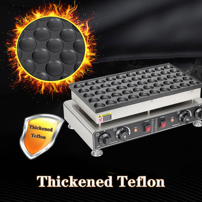 Commerciële snackapparatuur Dubbelkop pannenkoekenmaker met automatische wafels maken