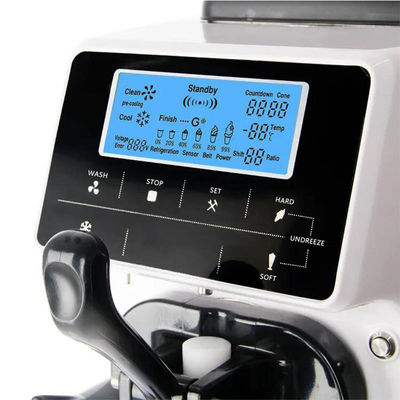Commerciële tafeltop zachte serveer en bevroren yoghurt ijsmachine met 220V spanning