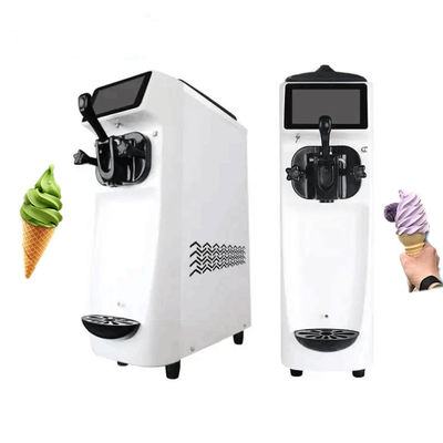 Tafeltop Soft Serve ijsmachine met machinefunctie 210x554x740mm Grootte