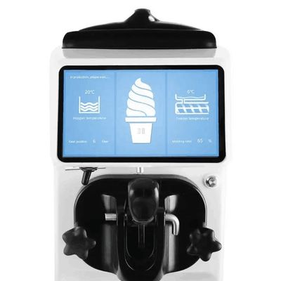 Tafeltop Soft Serve ijsmachine met machinefunctie 210x554x740mm Grootte