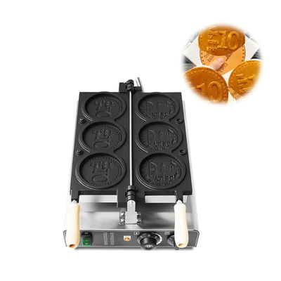 Even verwarming ronde vorm wafelscherm voor detailhandel snack apparatuur 345x610x190mm