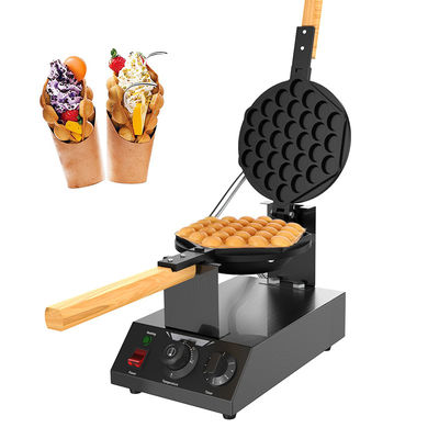 200 mm Diameter Vormgrootte Elektrische niet-klevende bubbelwafel ijzeren bakker voor het maken van snacks