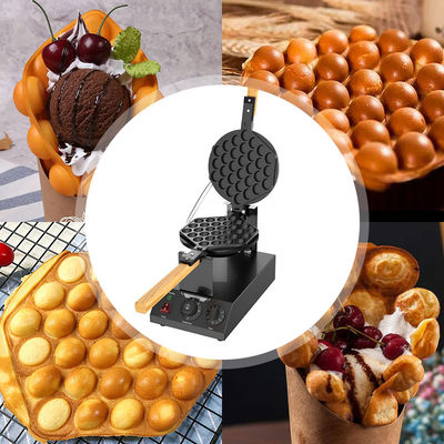 200 mm Diameter Vormgrootte Elektrische niet-klevende bubbelwafel ijzeren bakker voor het maken van snacks
