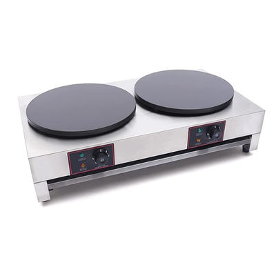 Professionele niet-klevende gas crepe maker voor snelle en consistente crepe maken