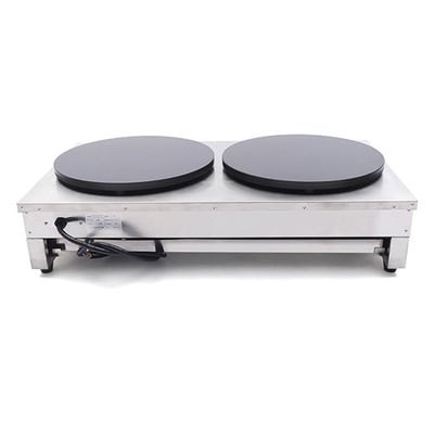 Professionele niet-klevende gas crepe maker voor snelle en consistente crepe maken