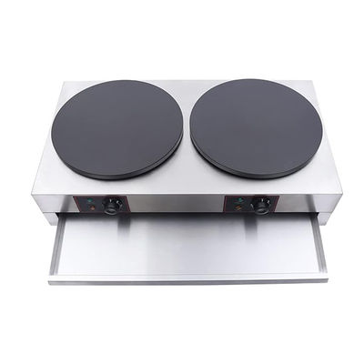 Professionele niet-klevende gas crepe maker voor snelle en consistente crepe maken