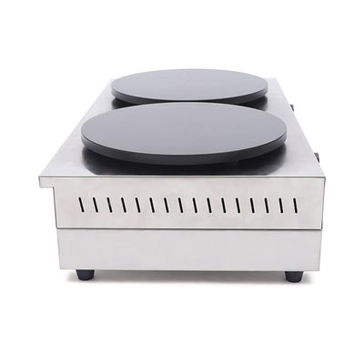 Professionele niet-klevende gas crepe maker voor snelle en consistente crepe maken