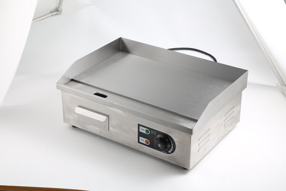 Elektrische grills Griddels met roestvrij staal platte topplaat Temperatuurbereik 50-300C