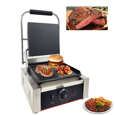 Elektrische Grill Panini Grill Sandwich Maker Contact Grill Machine 1800W Makkelijk schoon te maken