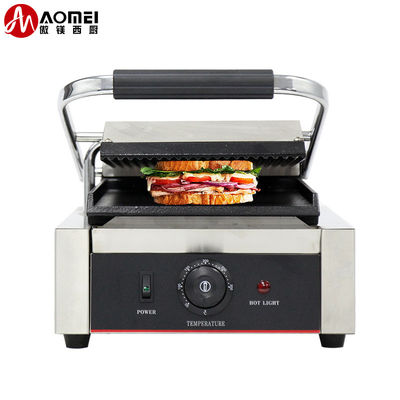Elektrische Panini-sandwichmaker met één kop zonder app-gecontroleerde functionaliteit