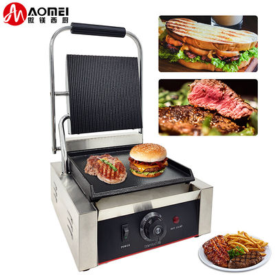 Elektrische Panini-sandwichmaker met één kop zonder app-gecontroleerde functionaliteit