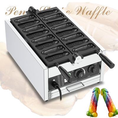 8 stuks Penis Shape Waffle Maker Elektrisch Niet-klevend Wafflebakker voor Snacks en Goodies