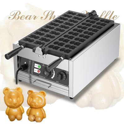 Animal Shape Snacks Waffle Maker met anti-stick coated plaat en verstelbare vermogen 3000W