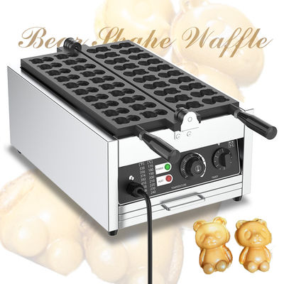 Animal Shape Snacks Waffle Maker met anti-stick coated plaat en verstelbare vermogen 3000W