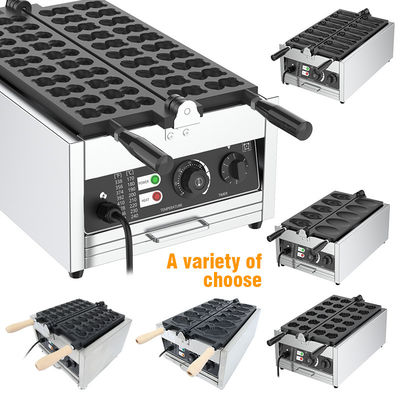 Animal Shape Snacks Waffle Maker met anti-stick coated plaat en verstelbare vermogen 3000W