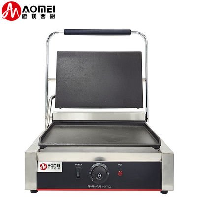 Commerciële elektrische Panini contactgrill Press Plate Grill voor perfecte Paninis
